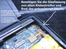 Garmin Vivoactive Sport GPS Smartwatch Ersatz Display Replacement ohne Klebefolie Sticky Layer used / gebraucht