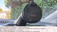 #363 passend VW Up Skoda Citigo Seat Mii Ibiza Halterung Handy Klemmhalterung waagerecht senkrecht möglich bis 2017 BJ.