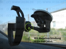 #380 Saugfuss PKW Auto Halterung kompatibel mit TomTom VIO für die Frontscheibe Holder Mount