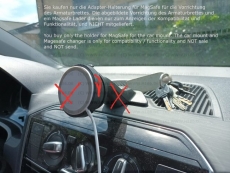 #374 passend MagSafe für VW Up Skoda Citigo Seat Mii Halterung Handy bis 2017 BJ