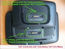 #425 Magnetische Halterung kompatibel mit TomTom Discover 7" / Expert 7" / Exclusive 7" / Camper 7" Halter Saugfuss für Frontscheibe