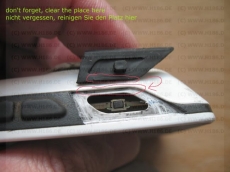 #147 Ersatz Gummi Schalter Abdeckung passend Garmin Edge 520 rubber power button replacement