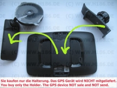 #70 Halterung kompatibel mit TomTom Via 52 53 Start 42 Halter Holder Saugfuss für Frontscheibe