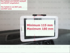 #64 passend VW Up Skoda Citigo Seat Mii Ibiza bis 2017 BJ. Adapter Tablett Halterung