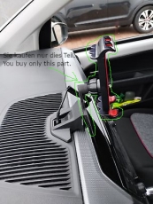 #65 kompatibel mit VW Up Skoda Citigo Seat Mii Ibiza ab 2017 BJ. Adapter Tablett Halterung