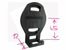 #68 kompatibel mit VW Up Skoda Citigo Seat Mii Ibiza bis BJ 2017 magnetische Handy Adapter Brücke waagerecht