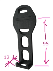 #67 kompatibel mit VW Up Skoda Citigo Seat Mii Ibiza bis BJ 2017 magnetische Handy Adapter Brücke Senkrecht