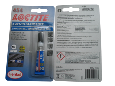 #454 LOCTITE Universal Gel Klebstoff Sekundenkleber 7,90 EUR / 3g (EUR 2.633,33 / kg)