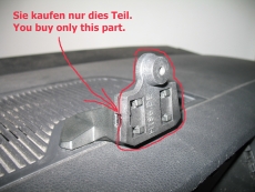 #421 kompatibel mit VW Up Skoda Citigo Seat Mii ab BJ 2017 Halterung Adapter Brücke mit Gewinde für Ihre Kugel