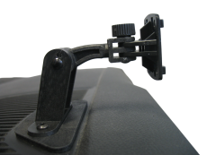 #418 kompatibel mit VW Up Skoda Citigo Seat Mii Ibiza Armaturenbrett Aufnahme Halterung mit 4 Krallen System Bogen 63 mm