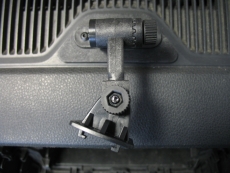 #418 kompatibel mit VW Up Skoda Citigo Seat Mii Ibiza Armaturenbrett Aufnahme Halterung mit 4 Krallen System Bogen 63 mm