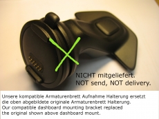 #413 kompatibel mit VW Up Skoda Citigo Seat Mii Ibiza Armaturenbrett Aufnahme Halterung mit Kugel 22 mm, kompatibel mit Garmin DriveSmart 86 Camper 86