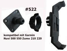 #522 Adapter Platte Festhalter kompatibel mit Garmin Nuvi 500 550 Zumo 210 220