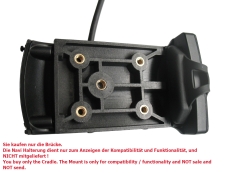 #470 Adapter Brücke Handy Smartphone Tasche Case kompatibel mit Garmin Zumo 400 450 500 550