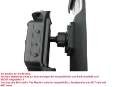 #470 Adapter Brücke Handy Smartphone Tasche Case kompatibel mit Garmin Zumo 400 450 500 550