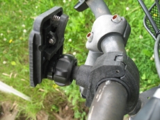 #630 kompatibel mit TomTom Rider 400 410 420 450 500 550 Fahrrad Halterung mit Stopper senkrecht /waagerecht möglich
