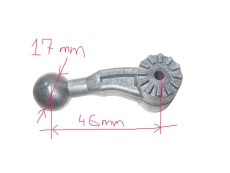 #492 Ersatz Bogen 46mm mit Kugel 17mm für Modelle #405, 406, 410, 411, 414, 418
