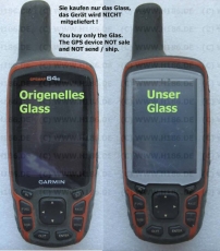 #203 Frontglas Garmin GPSMAP 64 64s 64st Frontscheibe Ersatz Glass Glas Replacement Part