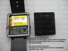 Rahmen Kleber Klebepad Klebefolie Garmin Vivoactive Sport GPS Smartwatch Glue Sticker 5 Stück / 5 pieces