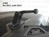 #405 kompatibel mit VW Up Skoda Citigo Seat Mii Ibiza bis BJ 2017 Armaturenbrett Aufnahme Halterung mit Kugel 17mm