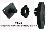 #525 Adapter Platte Festhalter mit kompatibel mit Garmin Dezlcam, Nuvicam
