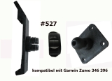 #527 Adapter Platte Festhalter kompatibel mit Garmin Zumo 346 396