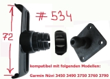 #534 Adapter Platte Festhalter kompatibel mit Garmin Nüvi 3450 3490 3750 3760 3790